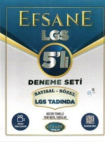 8. Sınıf LGS Efsane 5'li Deneme Sınavı - Efsane Yayınları