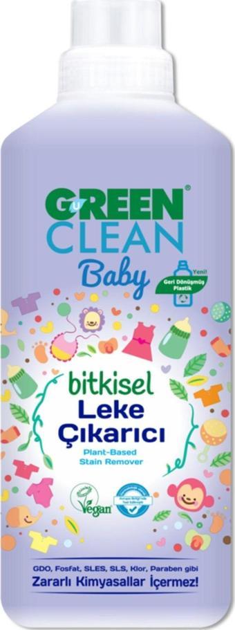 U Green Clean Baby Bitkisel Leke Çıkarıcıelde Ve Makinede1000 Ml