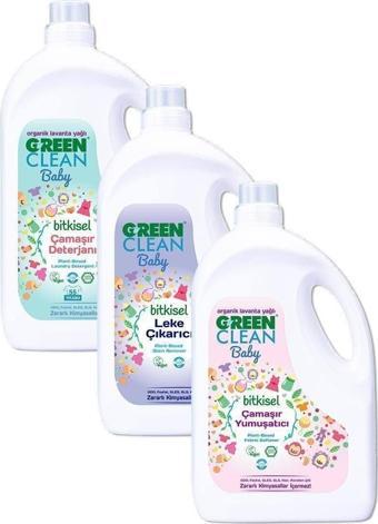 U Green Clean Çamaşır Deterjanı+Yumuşatıcı+Leke Çıkarıcı 2.75 L