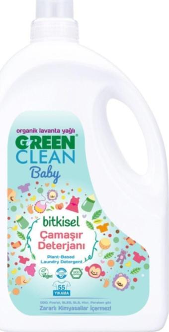 U Green Clean Organik Lavanta Yağlı Baby Bitkisel Çamaşır Deterjanı 2750 Ml