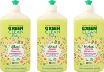 Green Clean Organik Portakal Yağlı Baby Biberon Emzik Temizleyici 500 Ml - 3'Lü Set