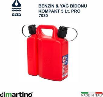 Dimartino Pro Benzin ve Yağ Bidonu 5 lt 7030