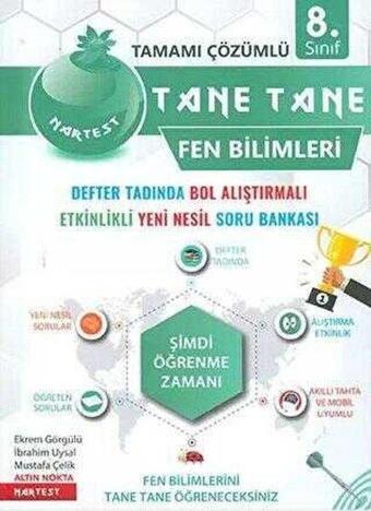 8.Sınıf Defter Tadında Tane Tane Fen Bilimleri - Kolektif  - Nartest Yayınevi