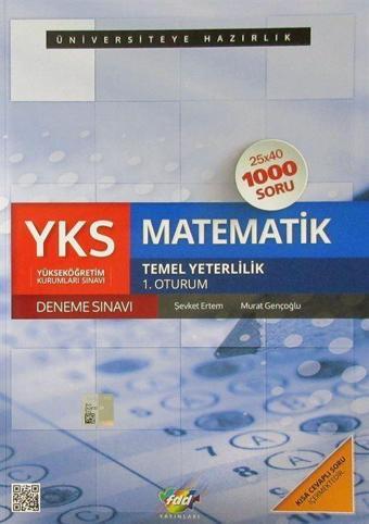 YKS Temel Yeterlilik 1. Oturum Matematik Deneme Sınavı - FDD Yayınları