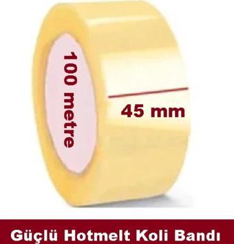 Osman Candan Daha Güçlü Şeffaf Hotmelt Koli Bandı - Genişlik 45 Mm, Uzunluk 100 Metre