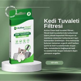 Active Clean Kedi Tuvaleti Filitresi 20-9cm 5 li Paket