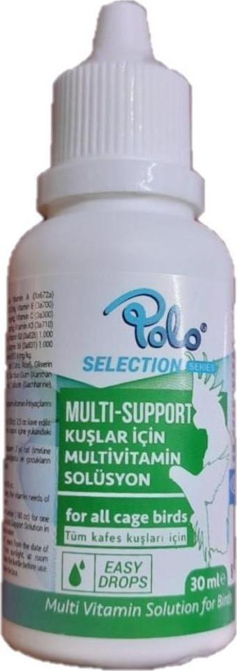 Polo Multi-Support Kuş Multi Vitamini 30ml