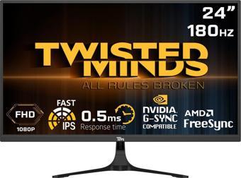 23,8" TM24FHD180IPS FHD 180HZ 0,5MS HDMI DP HDR10 FAST IPS ÇERÇEVESİZ GAMING MONİTÖR