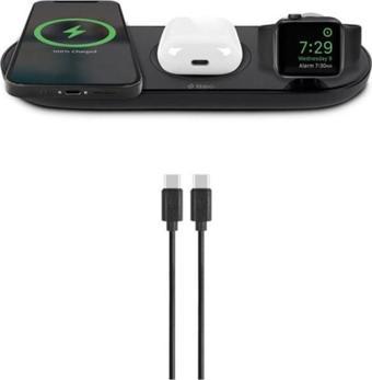 Ttec AirCharger Trio 3'ü 1 Arada iPhone + Apple Watch + AirPods Kablosuz Hızlı Şarj Aleti