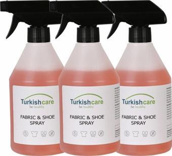 Turkishcare Ayakkabı ve Kumaş Temizleme Spreyi 3x500 ml 3' lü Set