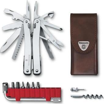 Victorinox SwissTool Spirit X Plus 3.0235.L Deri Kılıflı 35F