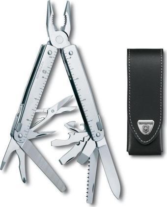 Victorinox SwissTool X Penseli Çakı 3.0327.L Deri Kılıflı