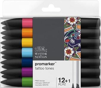 Winsor Newton Promarker 12'li Tattoo Tones
