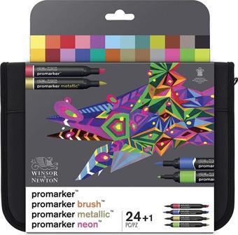 Winsor Newton Promarker 24'lü Set - Mixed