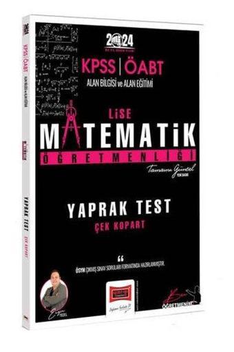 2024 ÖABT Lise Matematik Öğretmenliği Yaprak Test - Yargı Yayınları