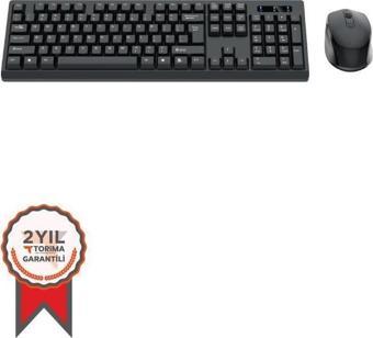 Torima TMK-01 2.4ghz Kablosuz Q Klavye Ve Mouse Seti Siyah