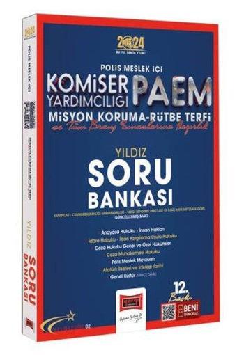 2024 Polis Meslek İçi PAEM Komiser Yardımcılığı Misyon Koruma Rütbe Terfi ve Tüm Branş Sınavlarına Y - Yargı Yayınları