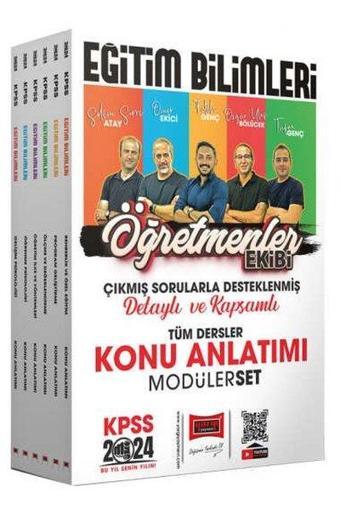 2024 KPSS Eğitim Bilimleri Öğretmenler Ekibi Tüm Dersler Konu Anlatımlı Modüler Set - Kolektif  - Yargı Yayınları