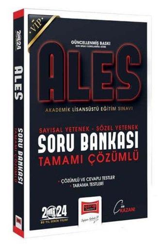 2024 ALES VIP Sayısal - Sözel Yetenek Tamamı Çözümlü Soru Bankası - Kolektif  - Yargı Yayınları