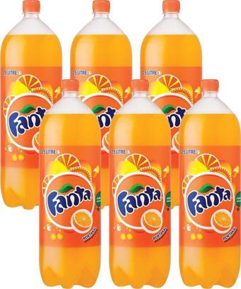 Fanta Portakal 2,5 lt 6'lı