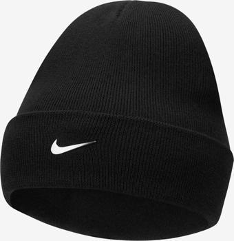 Nike U Sportswear Beanie Cuffed Swoosh CW6324-010 Siyah Unisex Bere