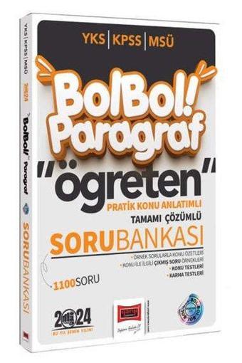 2024 KPSS MSÜ YKS Bol Bol Öğreten Paragraf Pratik Konu Anlatımlı Tamamı Çözümlü Soru Bankası - Kolektif  - Yargı Yayınları