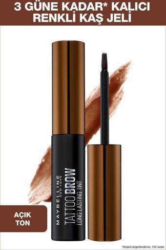 Maybelline New York Kaş Jeli - Brow Tattoo Gel Tint Light Brown