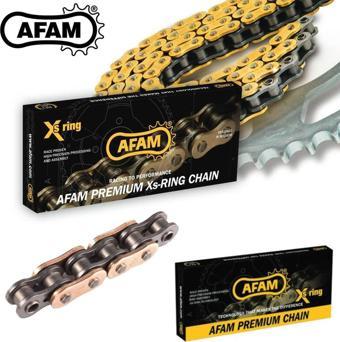 AFAM A520-114XMR3 2017-2023 Kawasaki Ninja 650 Uyumlu Zincir XMR3 Xring Çelik Renk