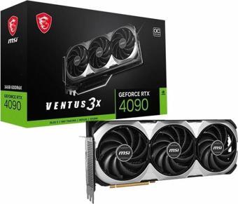 MSI GeForce RTX 4090 VENTUS 3X E OC 24GB GDDR6X 384 Bit Ekran Kartı