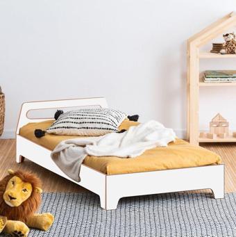 MiniWood Twin Mdf Karyola Beyaz Bebek Ve Çocuk Yatak
