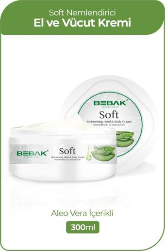 Bebak Nemlendirici El & Vücut Kremi - Soft Aleo &Ra Moisturising Hand & Body Cream 300 Ml 8690841013424