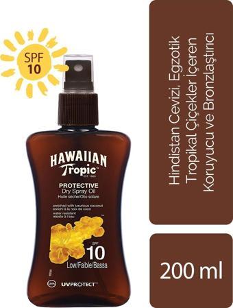 Hawaiian Tropic Hawaııan Tropic Bronzlaştırıcı Yağ Spreyi Spf 10 200 Ml