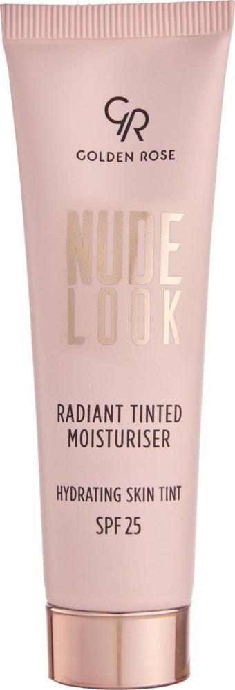 Golden Rose Renkli Nemlendirici - Nude Radiant Tinted Moisturiser No:02 Medium Tint Spf: 25 8691190967147