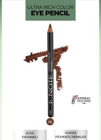 Note Ultra Rich Color Göz Kalemi 06 Mocha - Kızıl Kahve