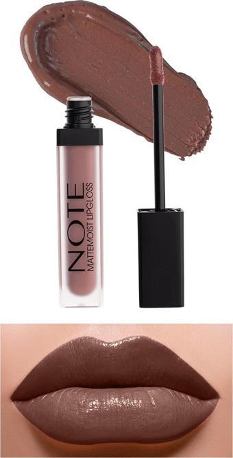 Note Mattemoist Lipgloss Yarı Mat Saten Bitişli Likit Ruj 412 Forever Nude - Nude