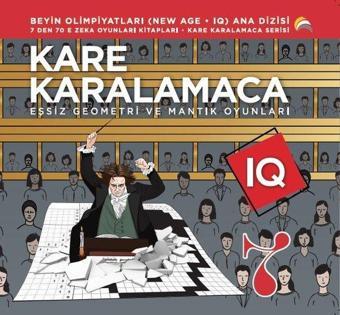 Kare Karalamaca 7 - 7'den 70'e Zeka Oyunları Kitapları Eşsiz Geometri ve Mantık Oyunları - Ahmet Karacam - Ekinoks