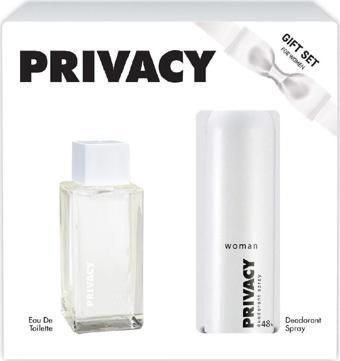 Privacy Woman Edt Parfüm 100 Ml + Deodorant 150Ml