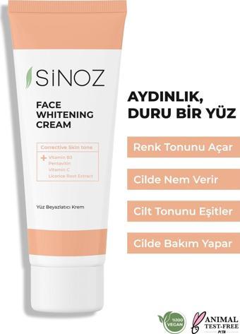 Sinoz Yüz Beyazlatıcı Aydınlatıcı Krem 50 Ml