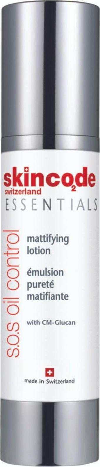 Skincode Dengeleyeci Matlaştırıcı Losyon - S.O.S Oil Control Mattifying Lotion 50 Ml