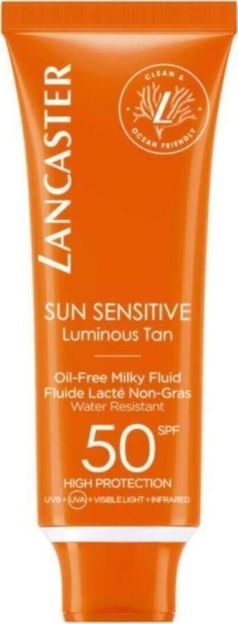 Lancaster Sun Sensitive Oil Free Milky Fluid 50ml Spf50