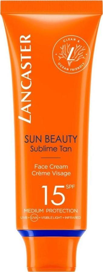 Lancaster Yüz İçin Güneş Koruyucu Sun Beauty Face Cream Spf15 50 Ml..G-K 005