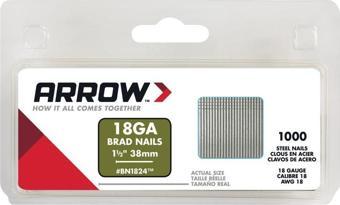 Arrow BN1824 38mm 1000 Adet Profesyonel Kesik Başlı Çivi