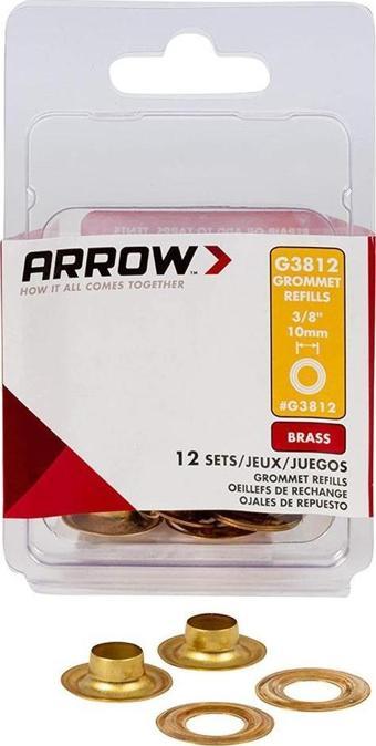 Arrow G3812 10mm Pirinç Kuşgözü Perçin