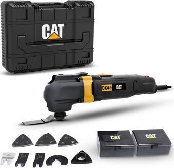 CAT DX49.1 350Watt Profesyonel Çok Amaçlı Devir Ayarlı Kesme Raspalama ve Zımpara + 14 Adet Aksesuar