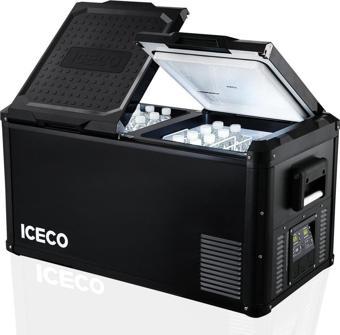 ICECO VL75PROD 12/24Volt 220Volt 75 Litre Çift Bölmeli Outdoor Kompresörlü Oto Buzdolabı/Dondurucu