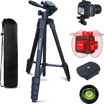 KOBB KBL16T 160CM Su Terazili Profesyonel Alüminyum Lazer Tripod