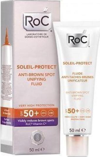 Roc Soleil Protect Anti Brown Fluid Spf 50 Kahverengi Leke Karşıtı 50Ml