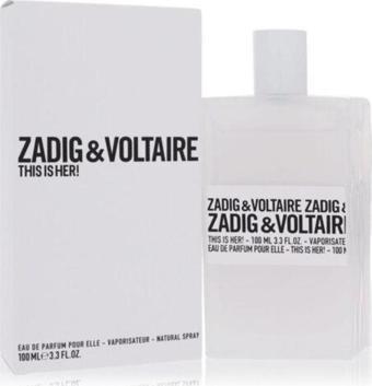 Zadig&Voltaire Zadig & Voltaire This Is Her Edp 100 Ml Kadın Parfüm