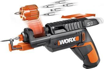 WORX WX255 4Volt/1.5Ah. Li-ion Şarjlı Şarjörlü Tornavida + 6 adet Bits Uç + Vida Tutucu