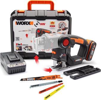 WORX WX550 20Volt 2.0Ah. Li-ion Profesyonel Dekupaj ve Tilki Kuyruğu Testere